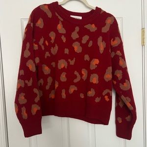 Goodnight macaroon - cheetah sweater